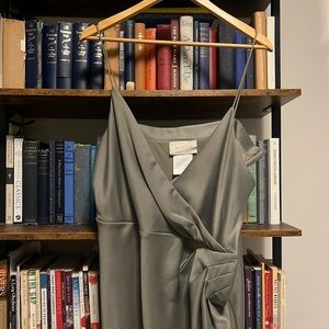 BHLDN Strapless Gray Dress